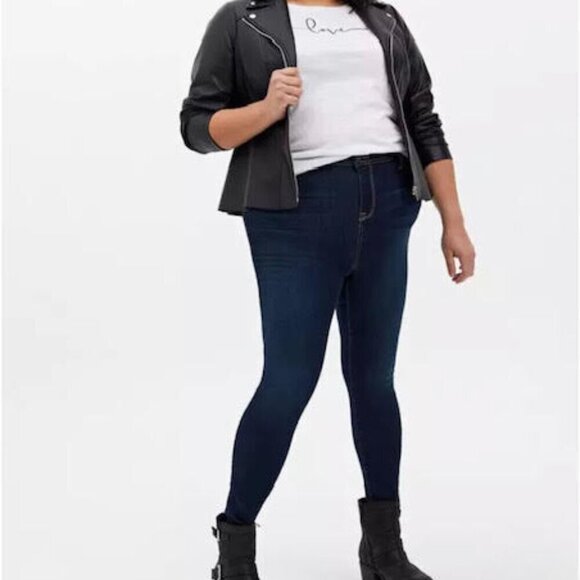 torrid Denim - Torrid MidFit Super Skinny Super Soft High-Rise Jeans in Basin Blue – 26T NWT